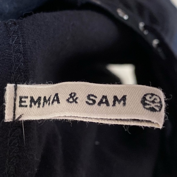 Emma & Sam XS Black Lace Up Front Tunic/Short Dress - Picture 4 of 5